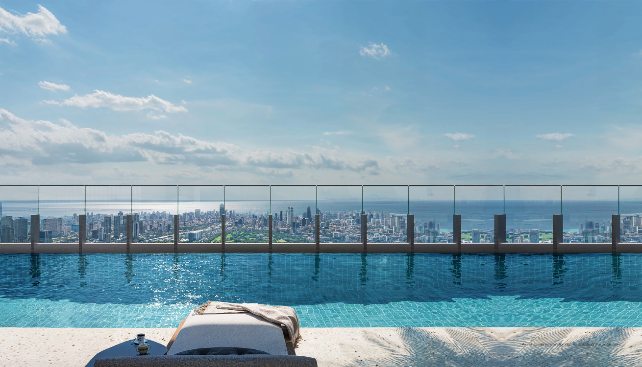 Sea views from luxury residences