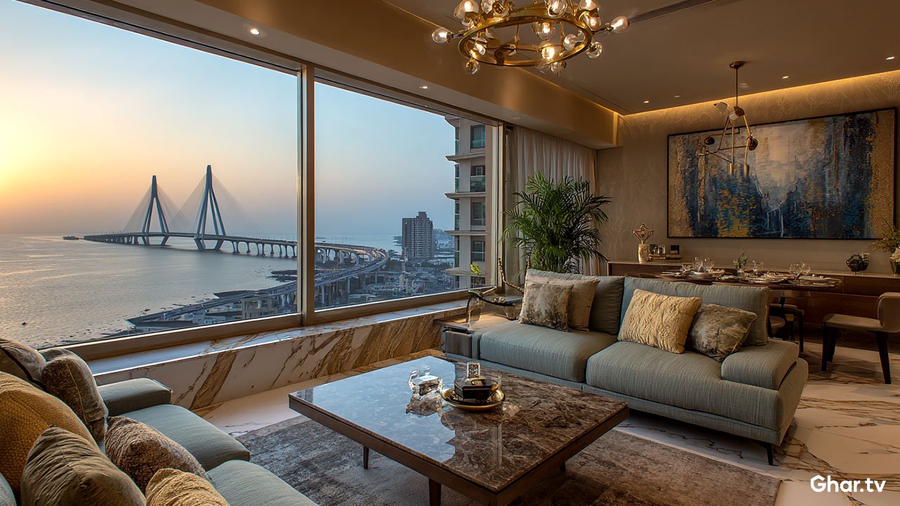 Luxury sea-view residence interior